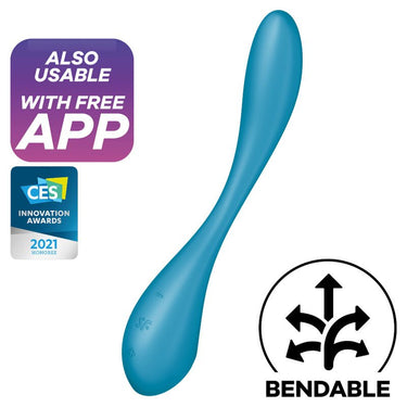 Stimolatore G-Spot Flessibile con App, Silicone IPX7 e Bluetooth